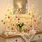 Easter Decorations, Easter Egg Tree with 36 pcs Eggs Ornaments, Lighted White Birch Tree with Timer Battery Powered, for Home Tabletop Centerpiece Spring Indoor Decorations (2 Pack 24 LED)